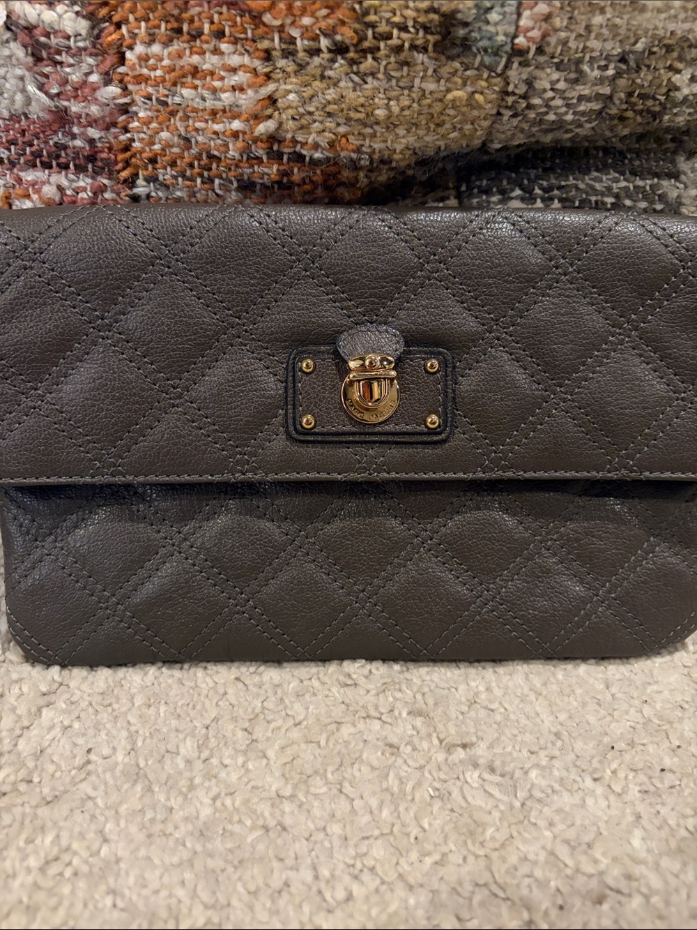 Vintage Marc Jacobs (Fall 07’) Quilted Leather Flap clutch Bag